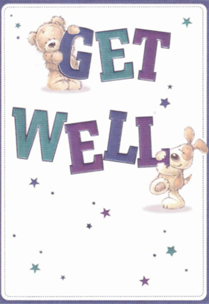 This beautifully crafted get well card is a miniature celebration of comfort and encouragement, illustrated with whimsical flair and unmistakable local charm. At its heart are two beloved characters-a bear with impossibly soft-looking fur and a puppy with delightfully floppy ears-each playfully engaged with oversized, colourful letters spelling out 'Get Well.' The typography, shaded in vibrant purples and cool aquas, almost leaps from the page, grounding the design in cheerful clairty. Dancing around the duo are scattered stars, each stroke radiating the kind of optimism found on a sunny stroll through Elmers End's leafy avenues. The tactile quality of the artwork conjures the feeling of plush fabrics and gentle touch, so realistic you can almost sense the warmth of a hug. It's a scene that mirrors the care given to every floral bouquet prepared here with an eye for detail and a heart for kindness. Envision sending this card, paired with fresh blooms gathered near the local market, for a gesture that quietly but powerfully lifts a loved one's spirits and brings a little of Elmers End's comforting spirit to someone in recovery.